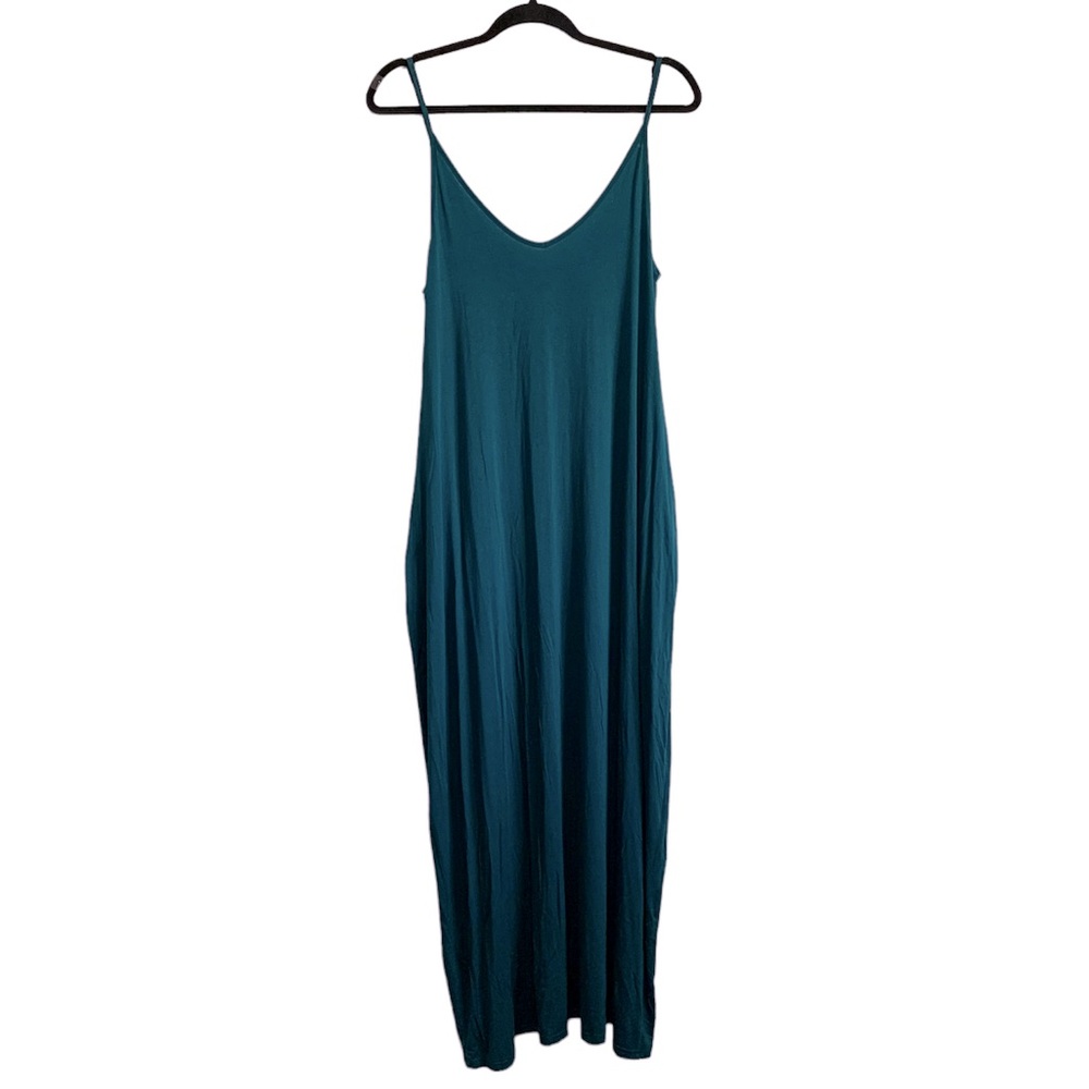 Poetsky Teal Maxi Dress
